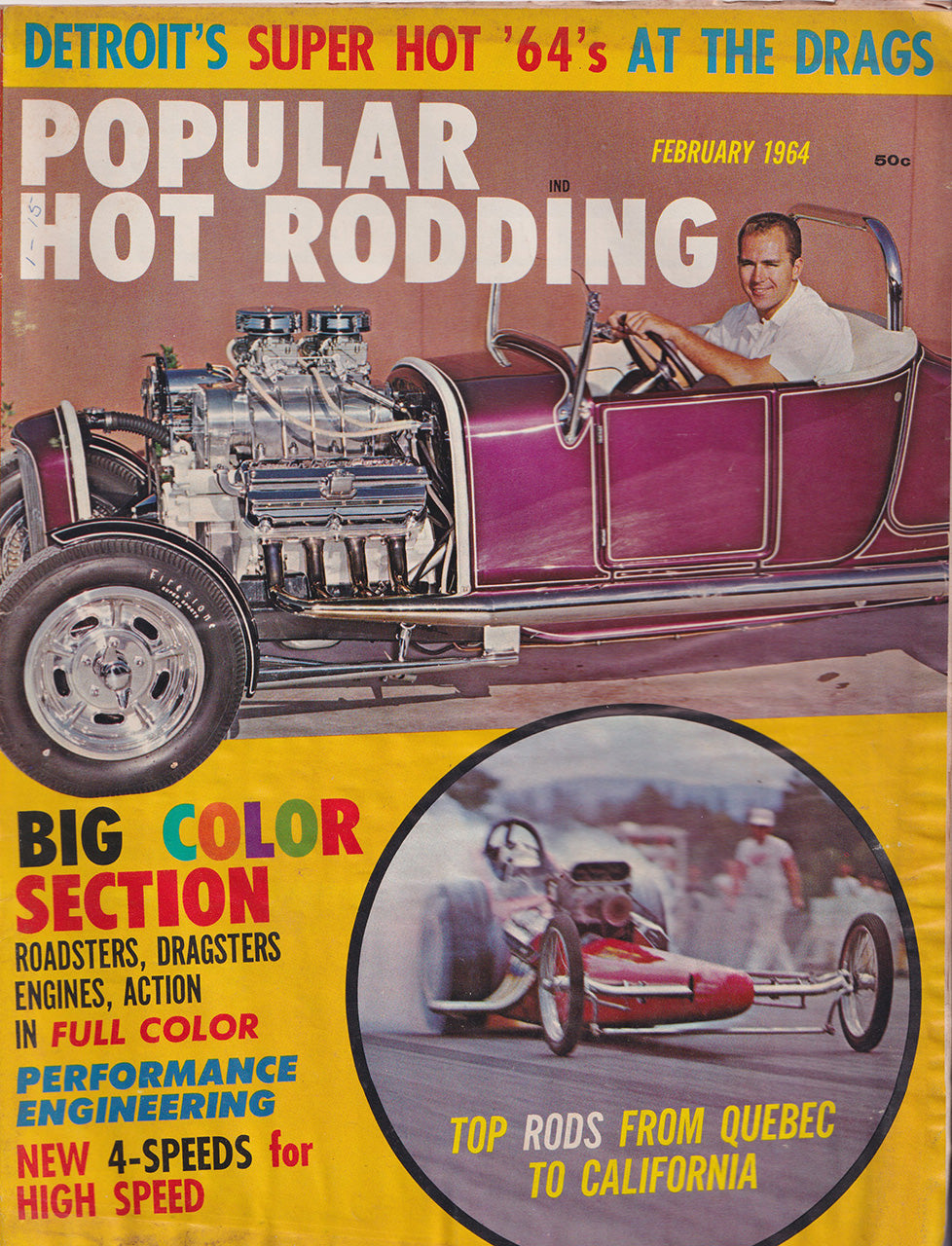Popular Hotrodding Magazine 1964