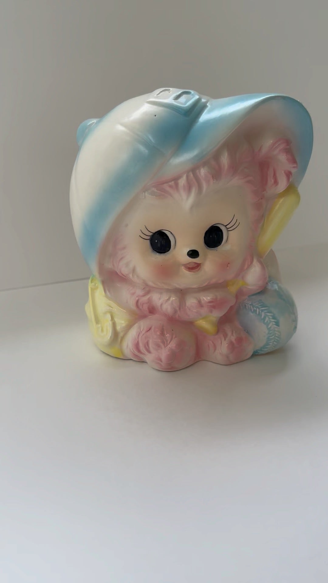 Napco Baseball Baby Bear Planter from Japan